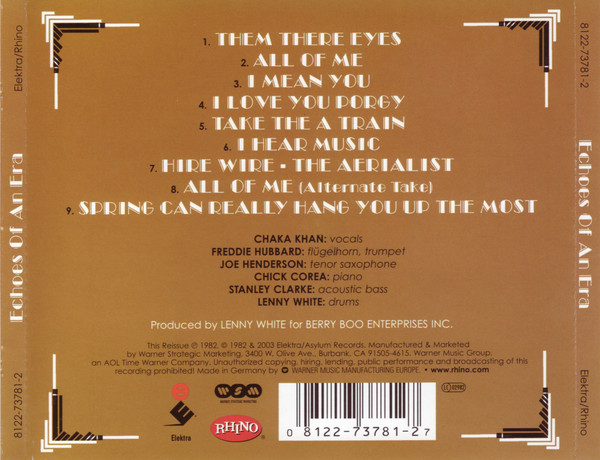 Chaka Khan  Echoes Of An Era : Back